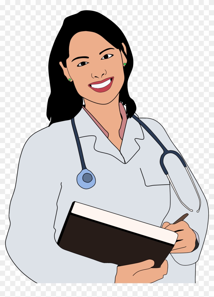 woman doctor clipart