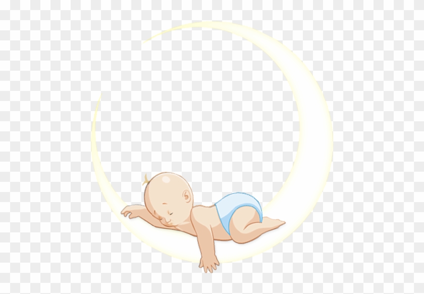 Baby Sleeping On Moon #196705