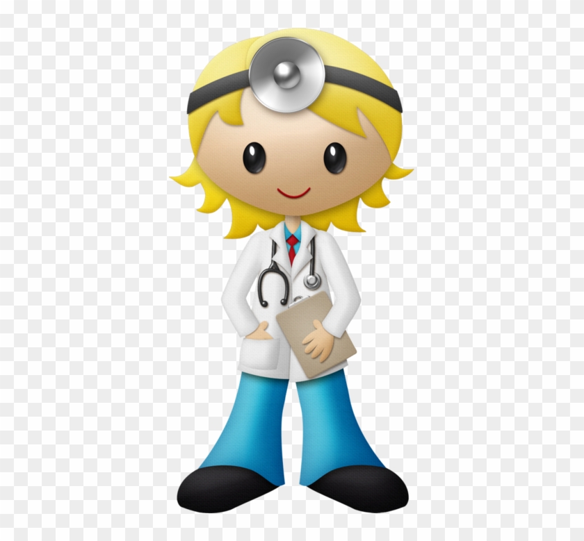 Clipart - Blonde Female Doctor Cartoon #196718