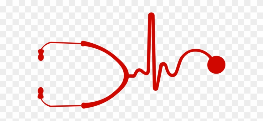 Stethoscope Ekg Vinyl Decal - Stethoscope Ekg Png #196790