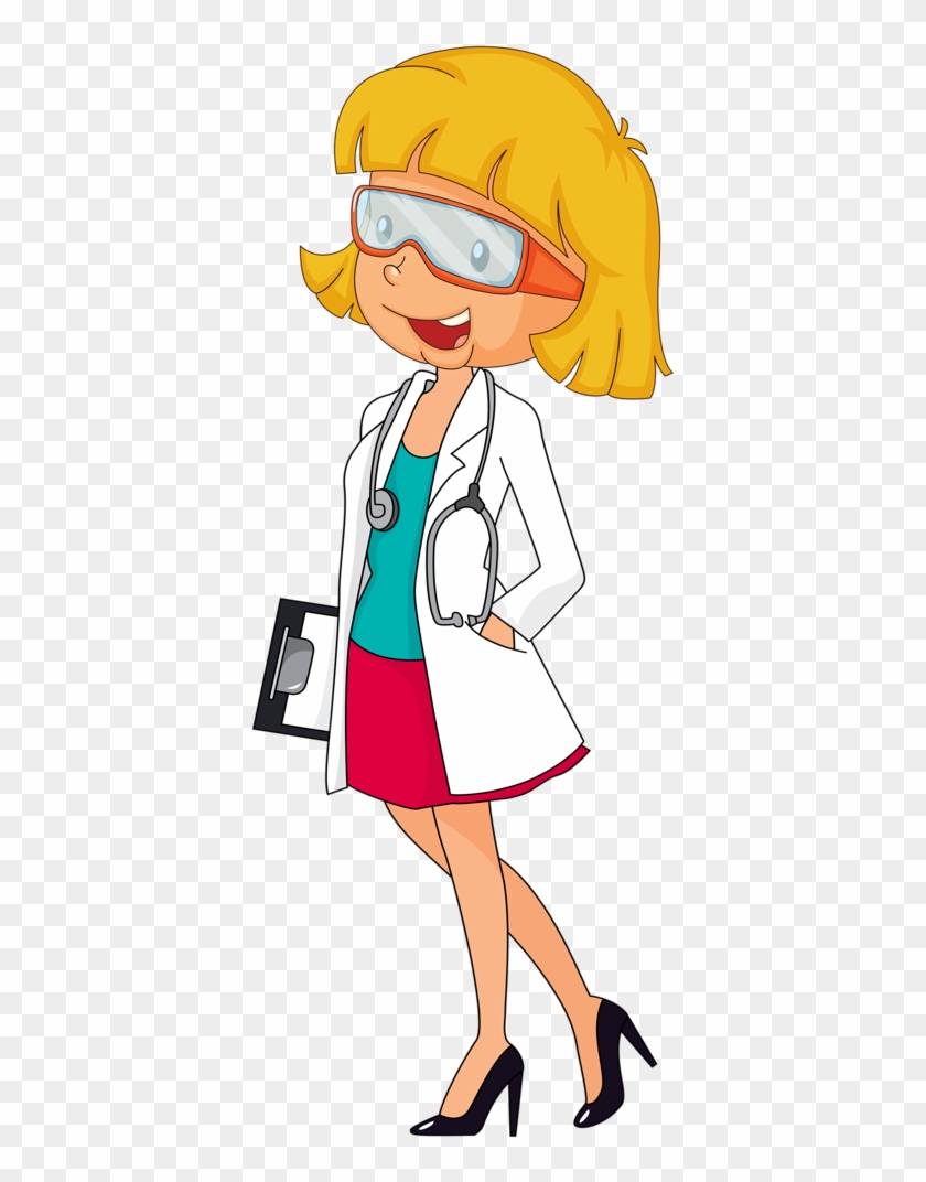 Clip Art - Doctor Animation Girl #196848