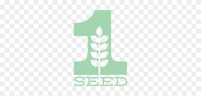 One Seed Logo // - Coffee Saying Shower Curtain #1185517