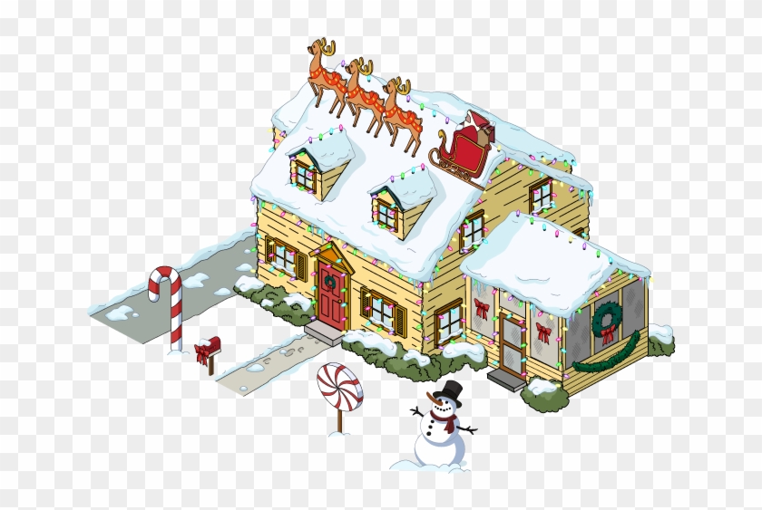 Building Griffinhouse Christmas@2x - Family Guy Christmas House #1185556