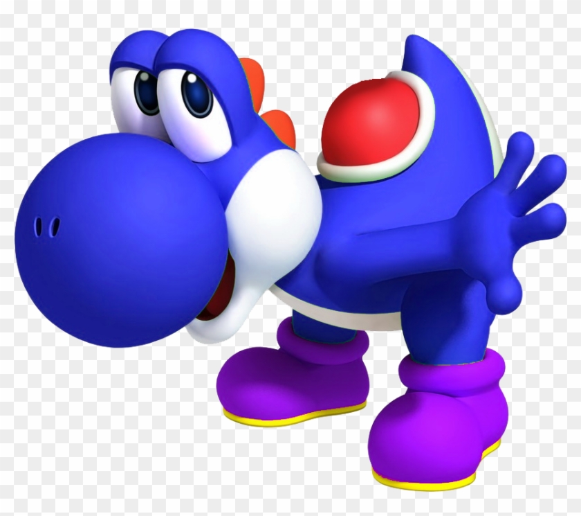 Blue Yoshi - Super Mario Blue Yoshi #1185639