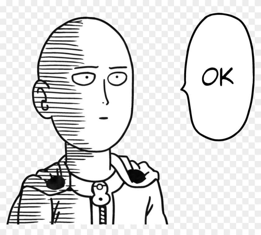 One Punch Man Clipart Figure - One Punch Man Saitama Manga #1185706