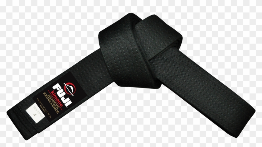 Karate Black Belt - Fuji Sports Belt, Black, 6 #1185737