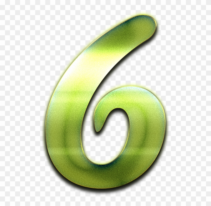 6 Number Green Design Png - Sustainable Design #1185977