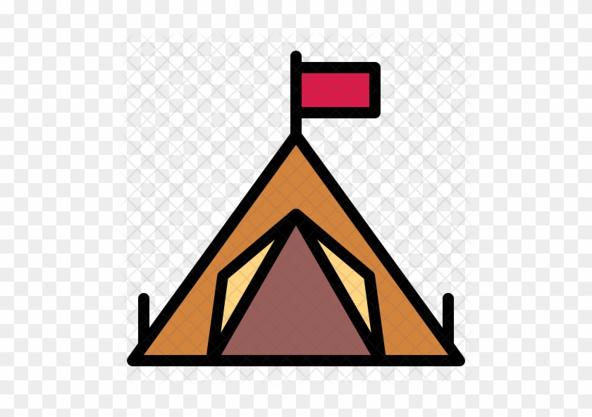 Tent Icon - Camping #1185992