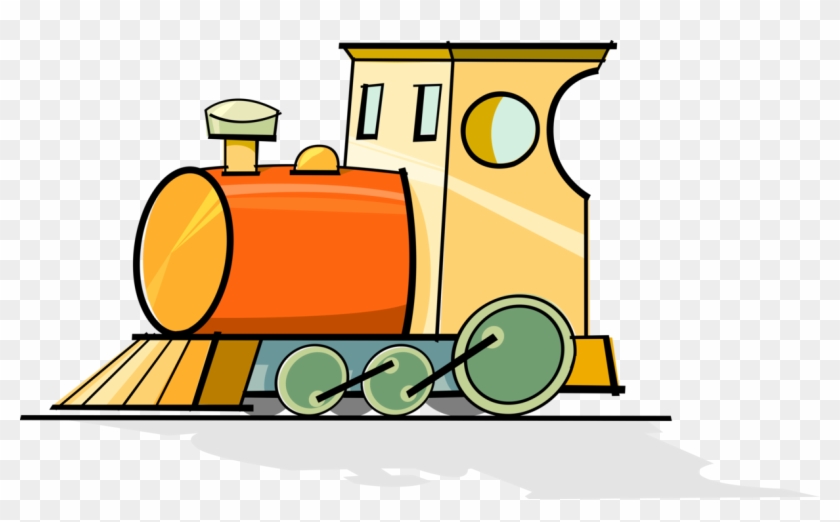 Vector Illustration Of Railroad Rail Transport Speeding - Vector Illustration Of Railroad Rail Transport Speeding #1186042