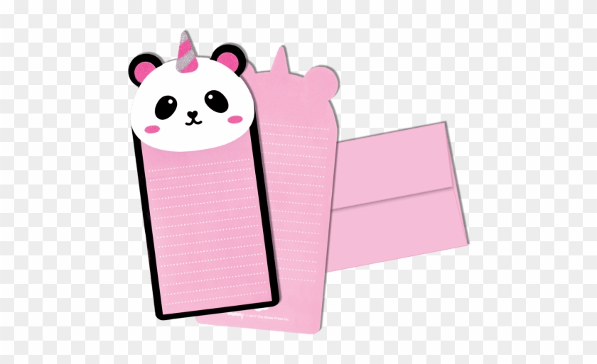 Picture Of Pandacorn Glitter Notecards - Construction Paper #1186110