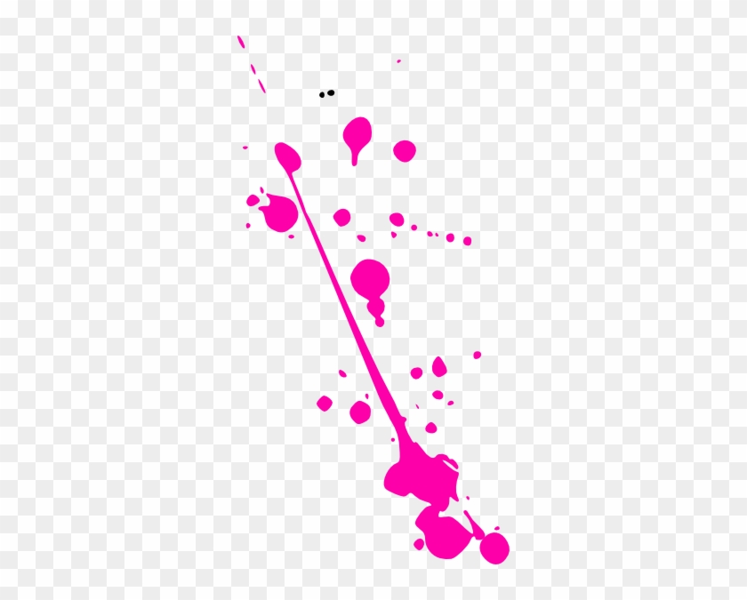 Pink Paint Splatter Clip Art At Clker - Danganronpa Blood Png #1186111