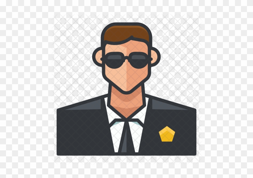 Secret Service Man Icon - Avatar #1186184