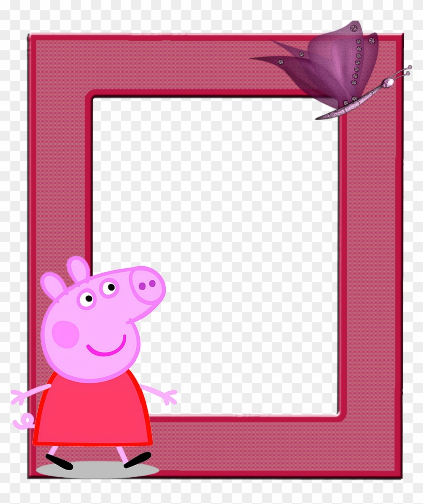 dispersión maquinilla de afeitar oscuro Marcos, Invitaciones, Tarjetas O Etiquetas De Peppa - Marcos Para Fotos De  Peppa Pig - Free Transparent PNG Clipart Images Download