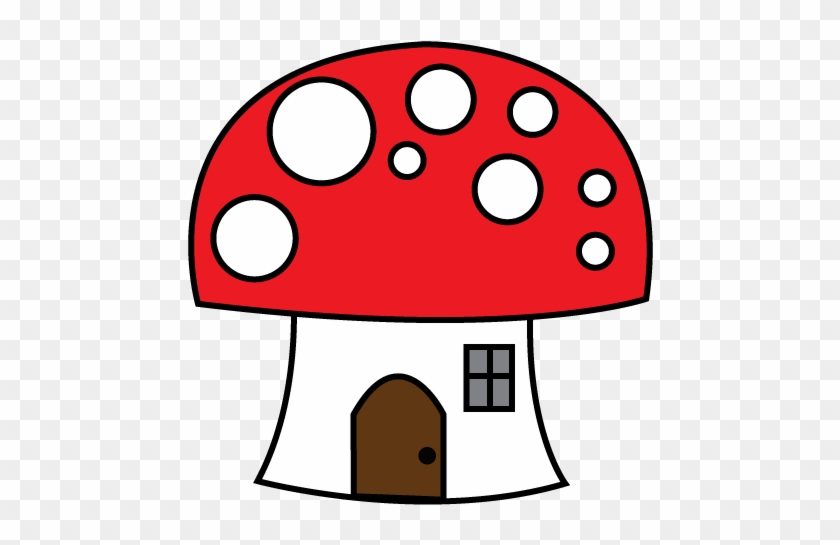 Eri*doodle Mushroom House Red And White In Png Format - Mushroom House Clipart Png #1186257
