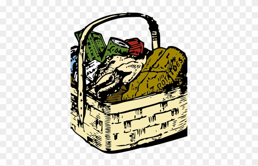 Christmas Food Baskets Delivered - Basket Of Food #1186407