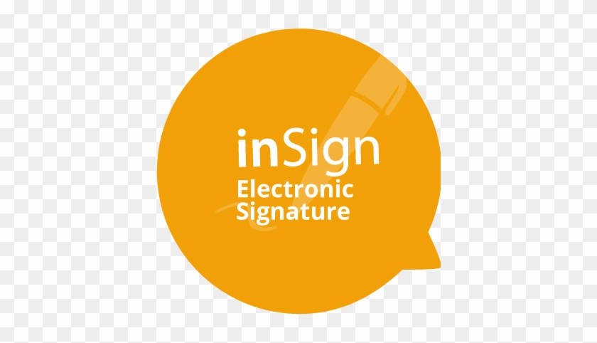 Electronic Signature Speech Bubble Insign Elektronischer - Electronics #1186514