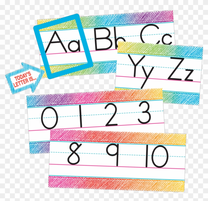 Tcr 3052 Colorful Scribble Alphabet Bbs - Paper #1186793