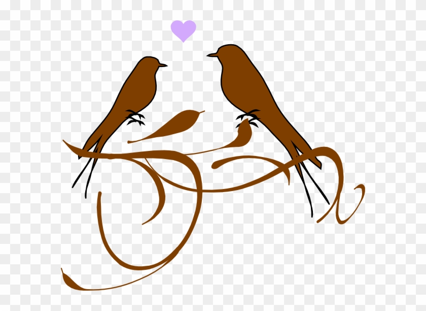 1022 Best Autumn Clip Art - Love Birds Vintage Png #1186820