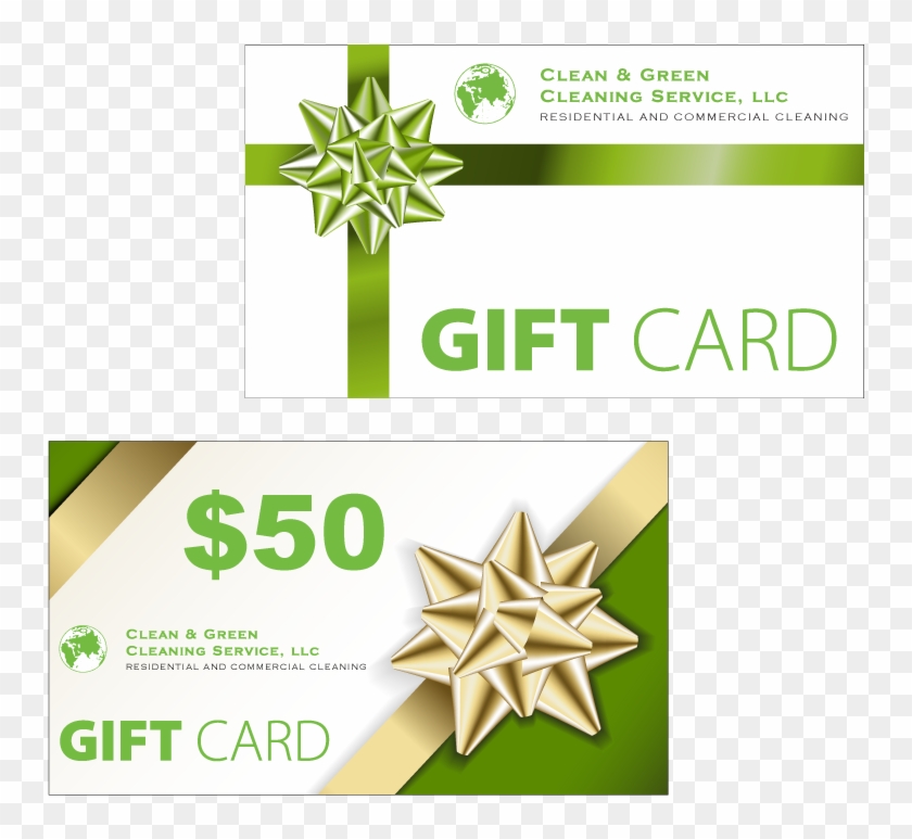 Gift Certificate For Services - Gift Card For Cleaning Service #1186945