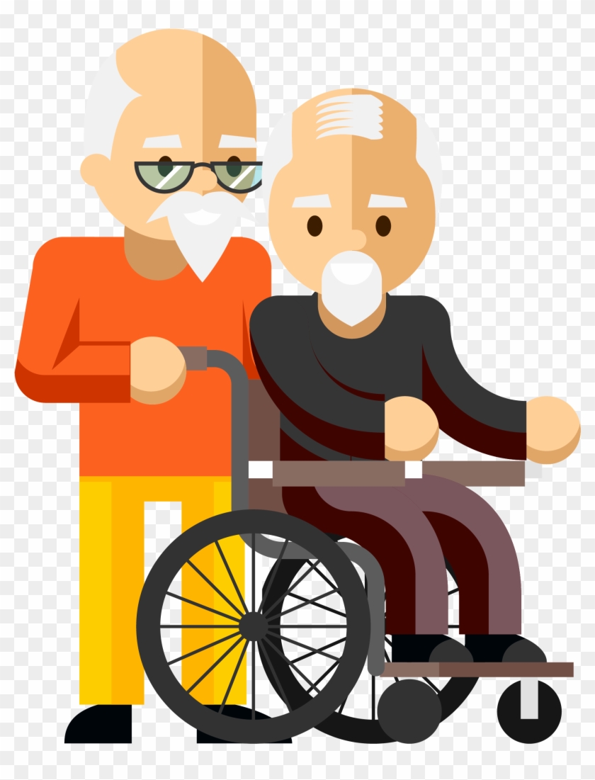 Travel Insurance Star Ratings And Award - Cartoon Old Person Png Wheelchair #1187043