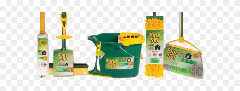 Cleaning Tools - Pine-sol Double Sided Chenille/microfiber Mop (green/yellow) #1187070