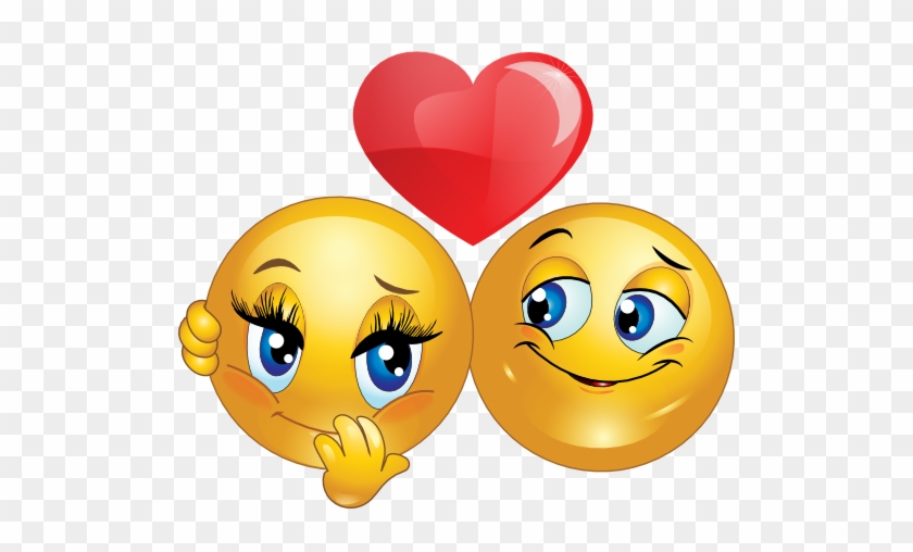 Lovely Couple Smiley Emoticon - Smiley Love #1187094