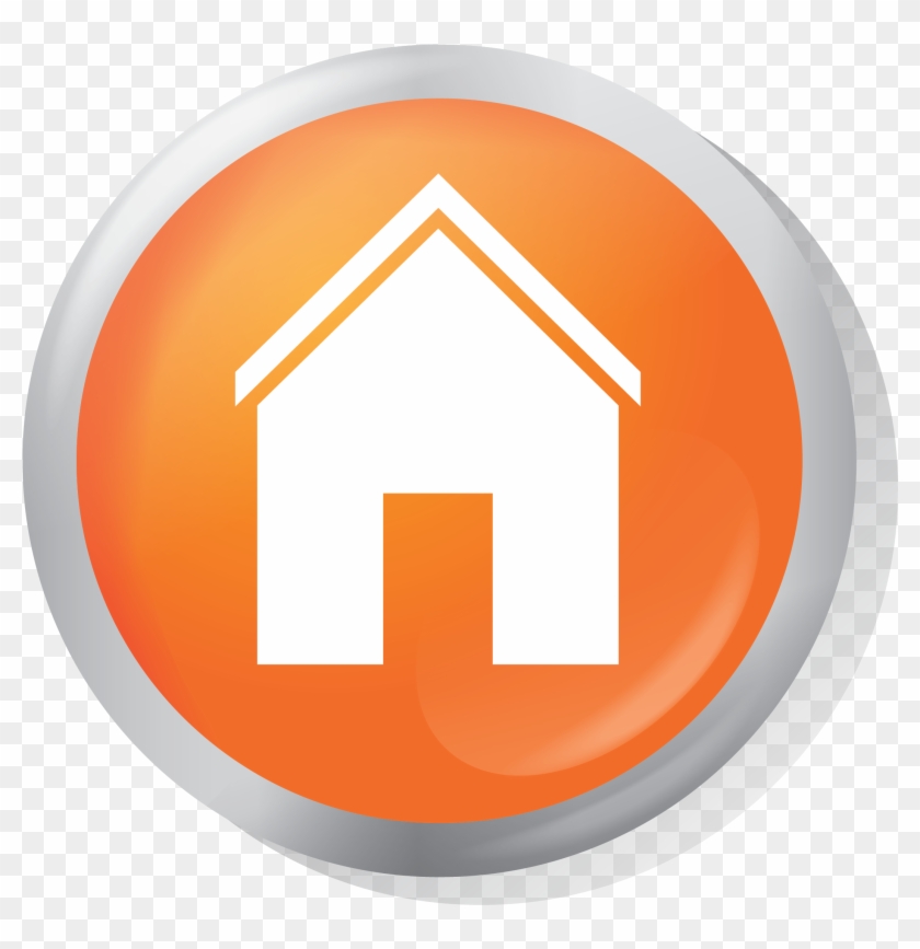 Home Button Icon Png Con Resources For Regular Interaction - 3d Home Button Png #1187188