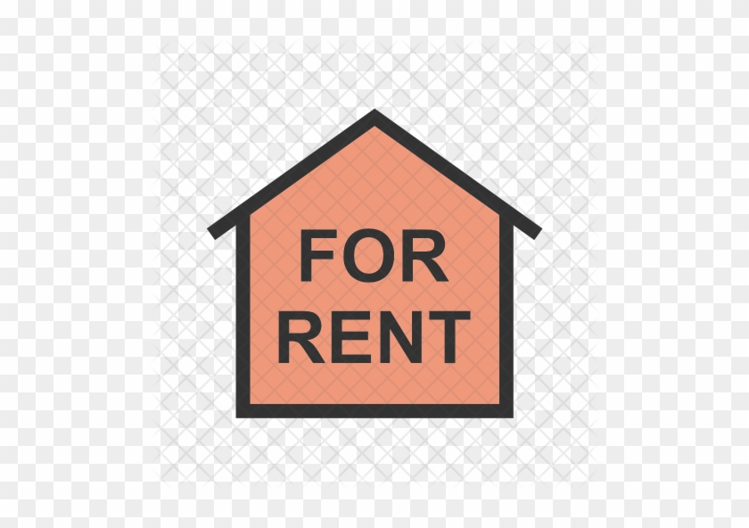Home For Rent Icon - Right Turn On Red Sign #1187192
