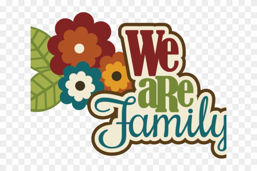 School Family Clipart - We Are Family Logo #1187232