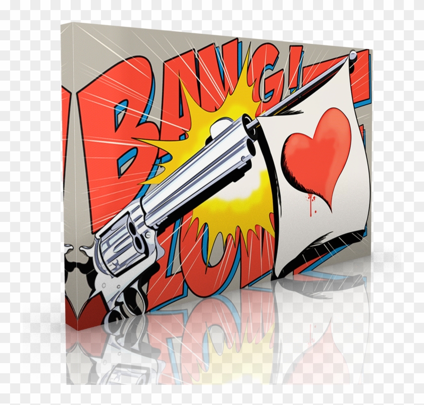 Love Gun - Maxwell Dickson Love Gun Graffiti Graphic Art #1187548