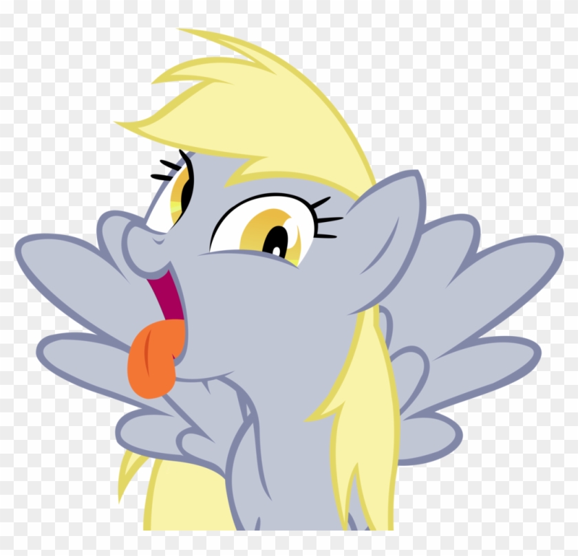 Derpy Hooves Making A Silly Face By Internetianer On - Mlp Rainbow Dash Derp Face #1187588