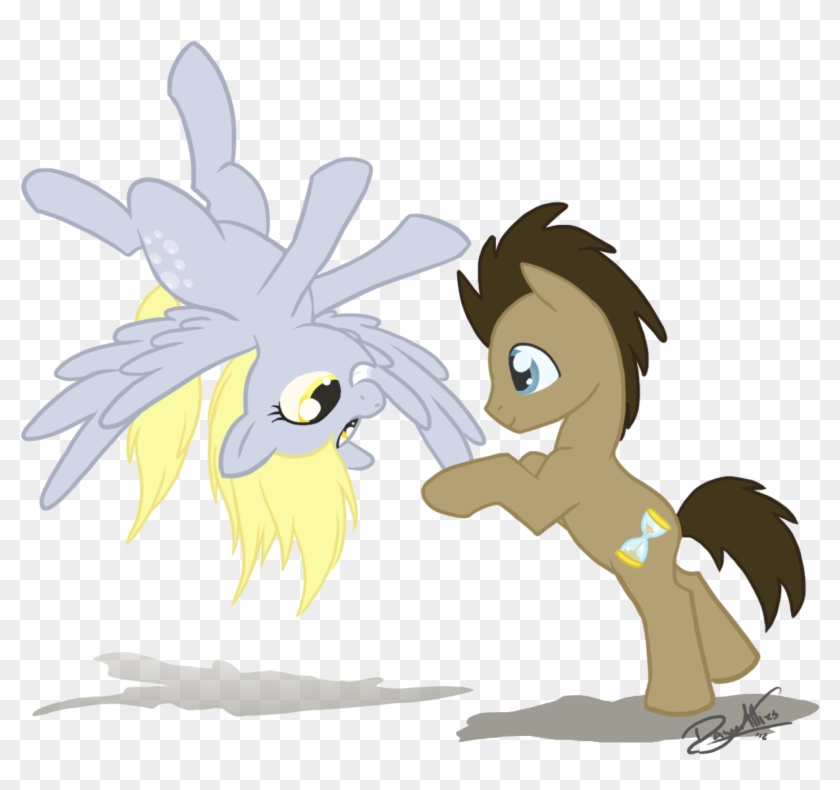 Derpy And Doctor Whooves By Dawnallies-d - Derpy X Dr Whooves #1187662