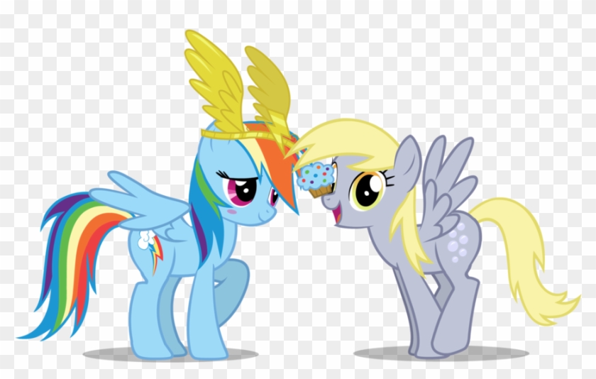 Rainbow Dash Derpy Hooves Pony Mammal Cartoon Vertebrate - Applejack And Rainbow Dash #1187663