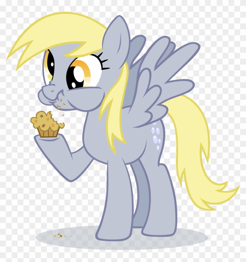 Derpy Hooves Eating Muffin By Ininko-d53o4zo - My Little Pony Derpy #1187712
