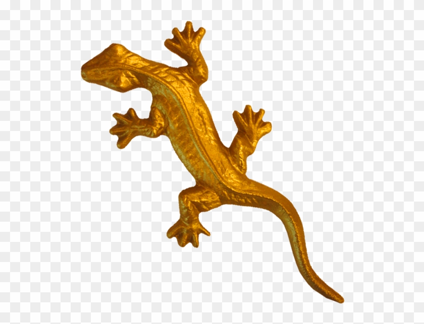 Lizard Paperweight - Iwgac 0170s-04105 Cast Iron Gecko Figure Set Of 2 #1187726