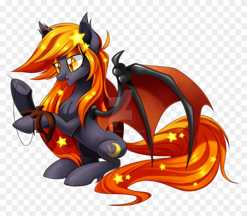 Centchi, Bat Pony, Bat Pony Oc, Female, Mare, Obtrusive - Illustration #1187858