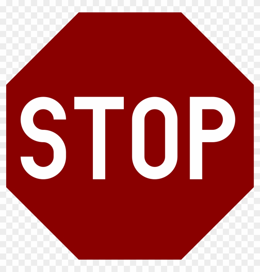 Stop Sign Graphic - Stop Signs Without White Borders #1187860