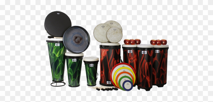 The Kit Includes - Remo Dp-0300-00 Healthrhythms Comfort Sound Drum Collection #1187898