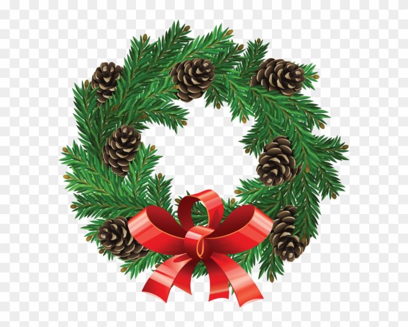 Https - //www - Google - Ca/searchq=wreath Png Tubes - Christmas Wreath Vector Art #1187902