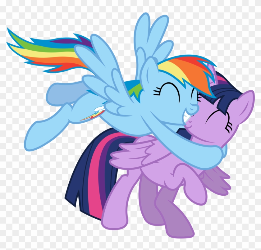 Alicorn Of Magic - My Little Pony Rainbow Dash And Twilight #1188062