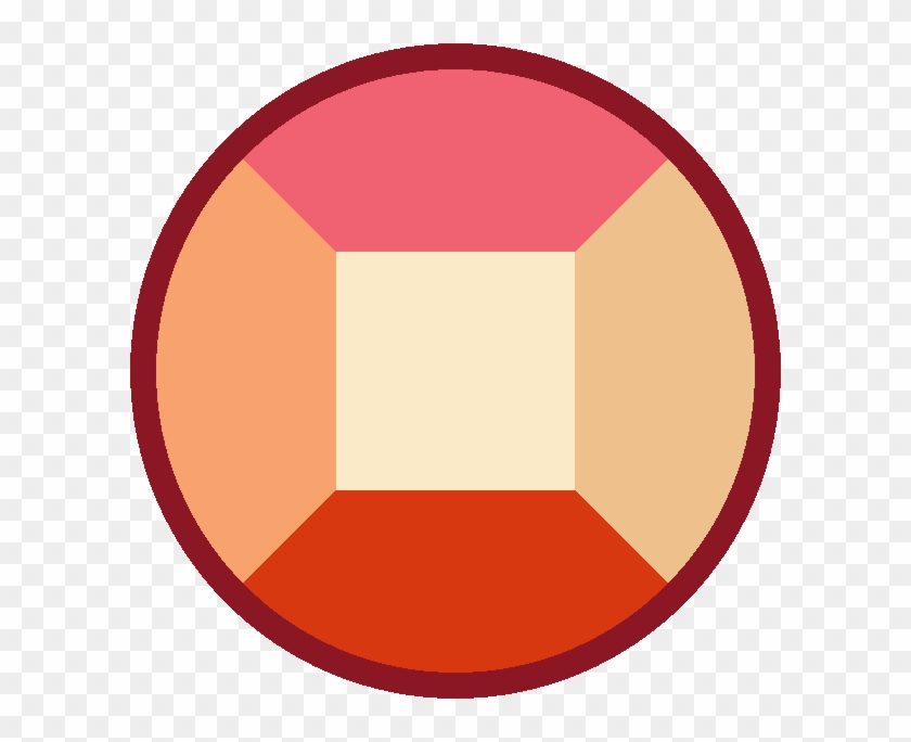 Ruby's Gemstone On Sardonyx, Featuring A Square Facet - Steven Universe Sardonyx Gem #1188193