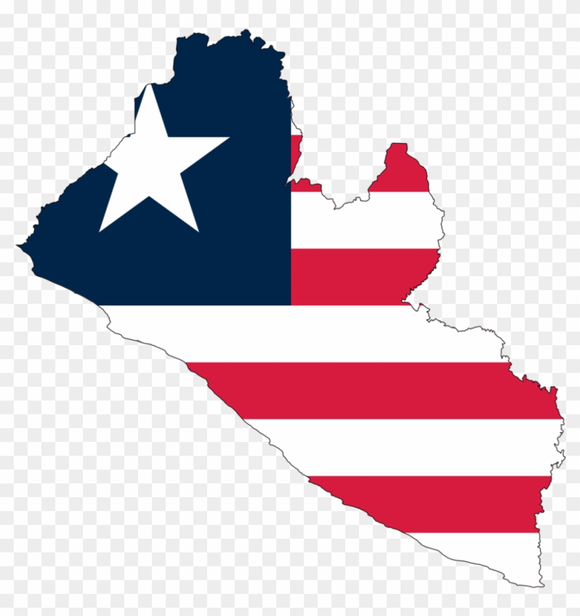 Flag Map Of Liberia - Liberian Tattoo Designs #1188208