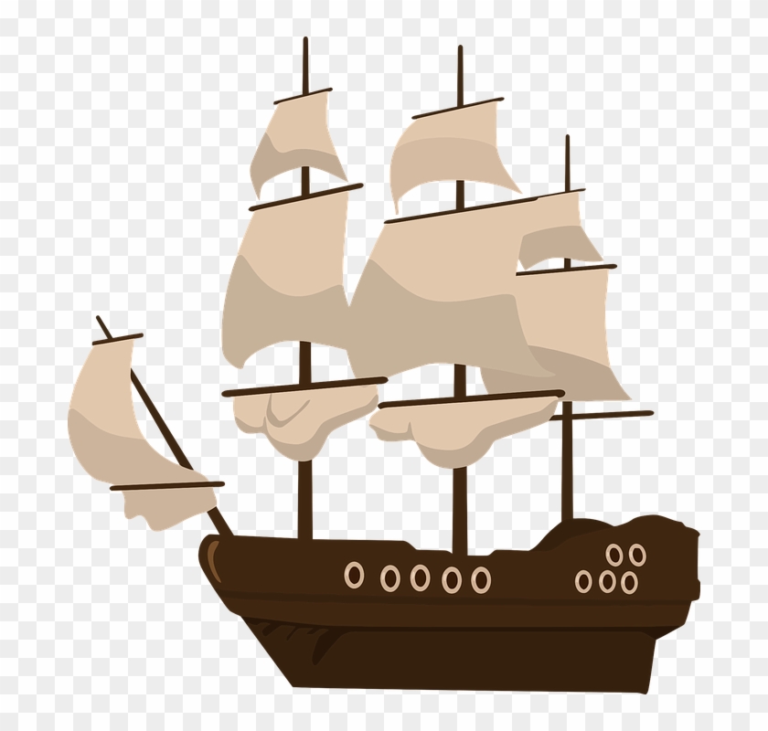 Pirate Ship Cartoon 1, Buy Clip Art - Pirate Ship Ship Clipart #1188216