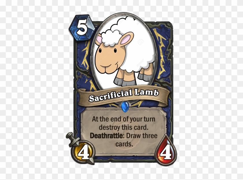 Sacrificial Lamb, Deathrattle Shaman Synergy - Galaxy Gifts Card Back #1188352