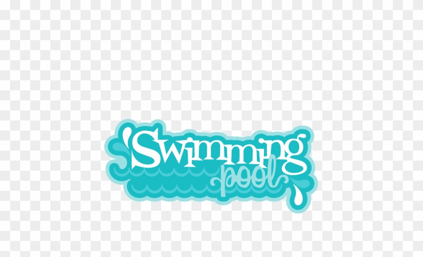 Swimming Word Clipart 2 By Jeremy - Swimming Pool Clipart #1188388
