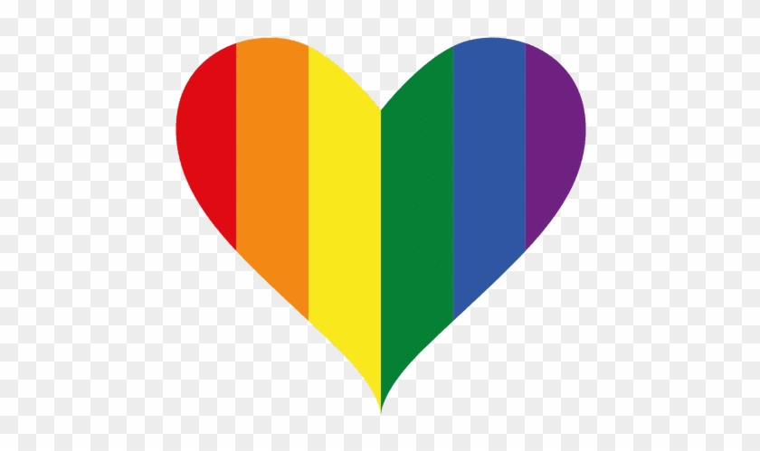 Lgbt Rainbow Flag Gay Pride Logo - Coração Lgbt #1188425
