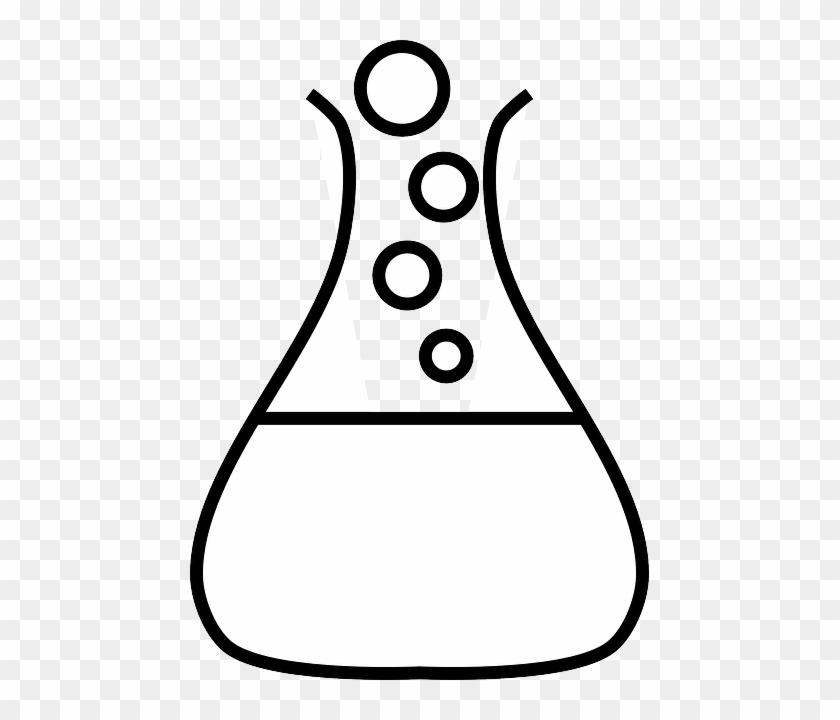 Free Photo Research Chemistry Liquid Laboratory Flask - Science Black And White Clip Art #1188433