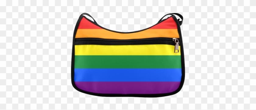 Gay Pride Rainbow Flag Stripes Crossbody Bags - Bag #1188483