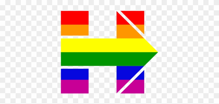 Hillary For America Pride Rainbow Flag Png Png Images - Hillary Clinton Logo #1188542