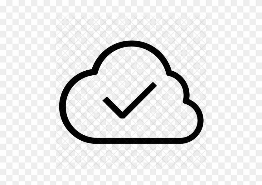 Confirm Cloud Icon - Confirm Cloud Icon #1188617